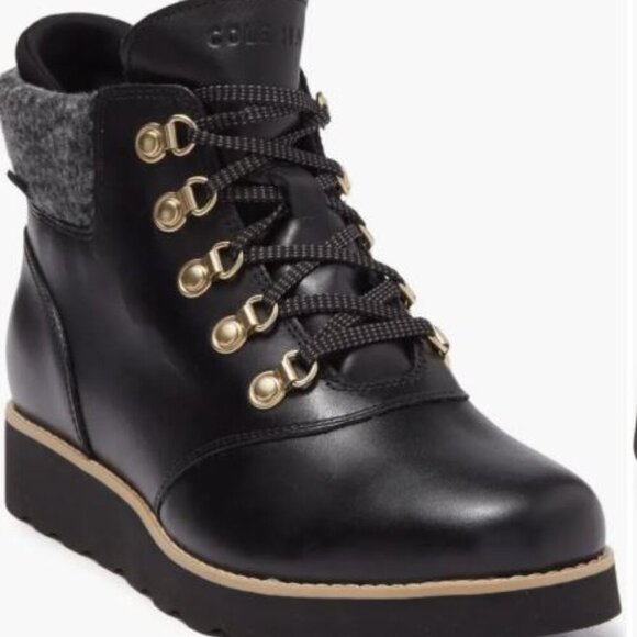Cole Haan Women’s Nantucket Rugged Waterproof Hiker Booties | Women’s 6.5 - Picture 1 of 11